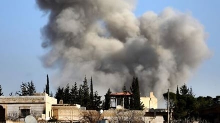 Zionist airstrike targets Syrian general staff headquarters entrance    