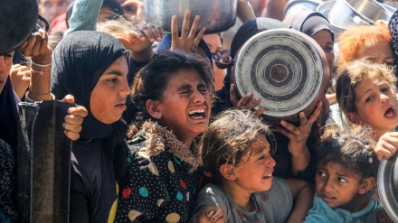 شهادت ۸۴ کودک فلسطینی در غزه  به علت گرسنگی