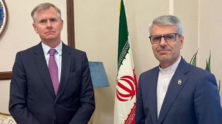 دیدار سفیر انگلیس در تهران با سخنگوی وزارت خارجه ایران 