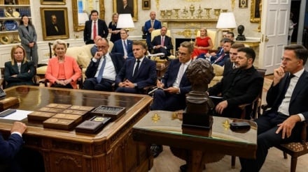 Escolares en la oficina de Trump: la reacción de los usuarios de X a la reunión de líderes europeos con el presidente de EEUU 