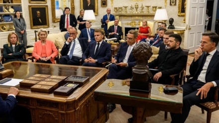 Schoolchildren in Trump’s office; Reactions of X users to the meeting of European leaders with the U.S. president