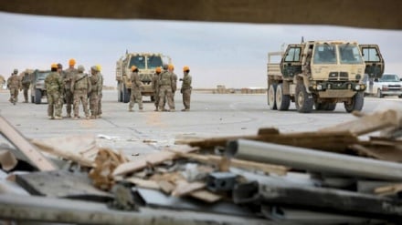 The withdrawal of US military forces from the 