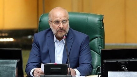 Ghalibaf: Leaders of the apartheid regime are trying to deceive the Iranian people with a glass of treated sewage water