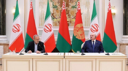 Eýran Yslam Respublikasynyň we Belarusyň prezidentleriniň Minskdäki metbugat ýygnagy