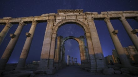 10 Ereignisse, 10 Bilder| Von den sternenklaren Nächten im syrischen Palmyra bis zur Enthüllung der Statue von „Arash dem Bogenschützen” in Kerman