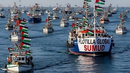 Самуд флотини қўллаб-қувватловчи Х фойдаланувчилари: ҳар бир кема Фаластин озодлиги учун  фарёддир 