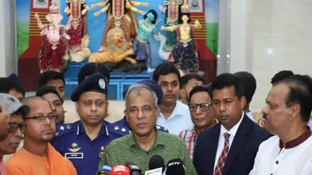 শান্তিপূর্ণভাবে উৎসবমুখর দুর্গাপূজা আয়োজনের সার্বিক প্রস্তুতি সম্পন্ন: স্বরাষ্ট্র উপদেষ্টা