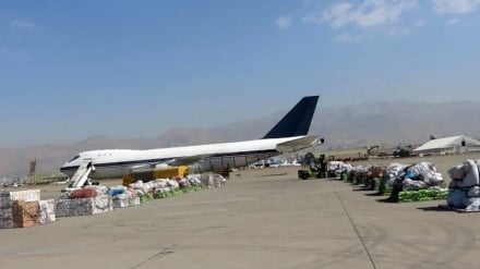 ارسال کمک‌های ایران به افغانستان با هواپیماهای ارتش جمهوری اسلامی