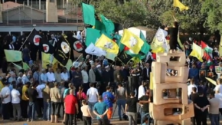 Lübnan Halkından Hizbullah’ın Silahsızlandırılma Planına Karşı Geniş Katılımlı Gösteri  