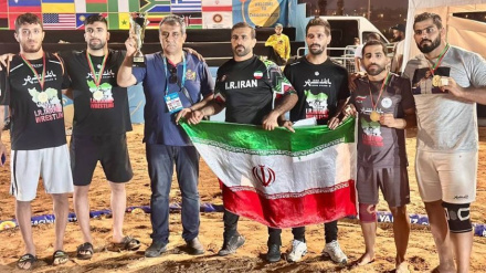 قهرمانی تیم ملی کشتی ساحلی ایران در رقابت‌های جهانی