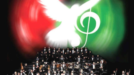 İroni Milli Musiği Orkestr çe Qiloni 8000 Şəhidon Milli Konqresədə icro bəkarde