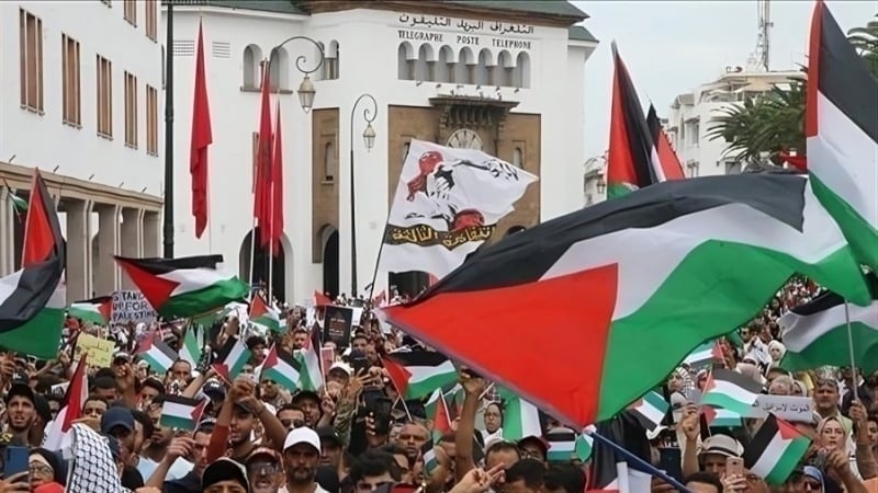 Tunus ve Fas Halkının Gösterileri; Afrika’da Filistinlilere Destek İfadesi