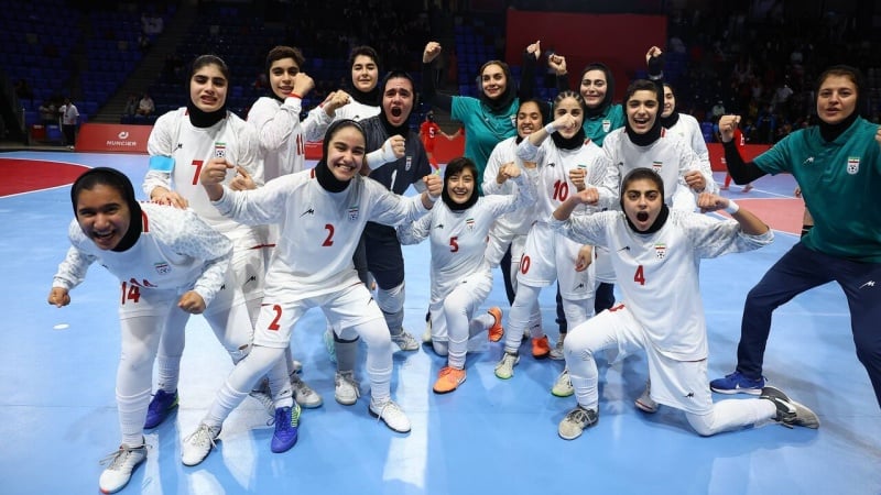 İran qızlarından ibarət futzal komandası Asiya Gənclər Oyunlarında qalib gəldi