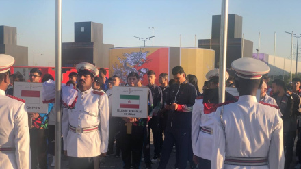 اهتزاز پرچم ایران در آستانه بازی‌های آسیایی جوانان بحرین