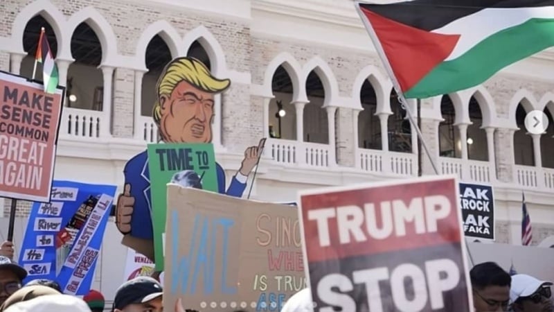 Filistin Yanlıları, Trump’a Karşı Malezya’da Gösteri Düzenledi / Endonezya, Hidroelektrik Alanında İran’dan Yardım İstedi