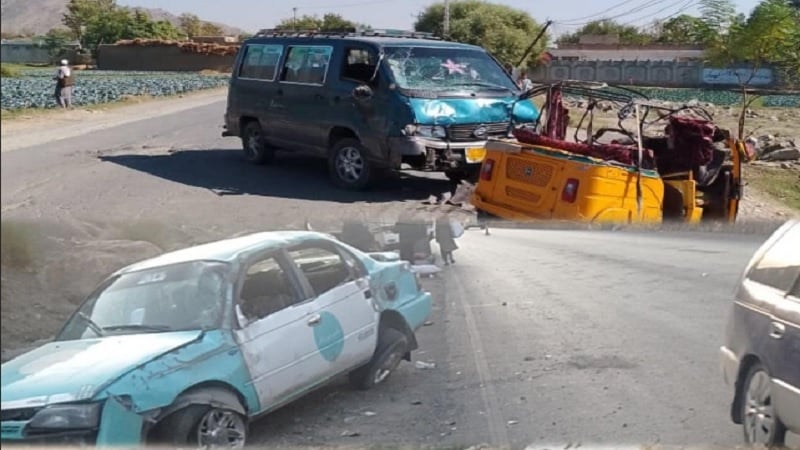 یازده کشته و مجروح در رویدادهای ترافیکی شاهراه جلال آباد-کابل