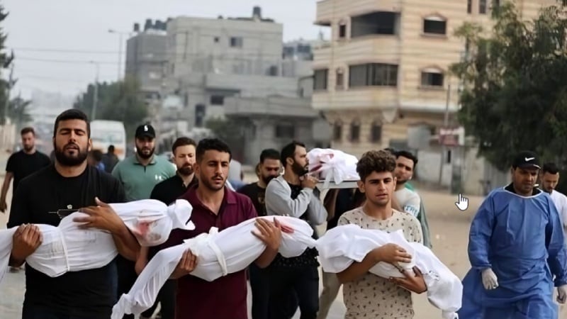 Ğəzzə şəhidon bə 68 həzo 531 nəfər rəsə