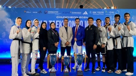 נבחרת הטאקוונדו האיראנית זכתה במקום השני באליפות העולם