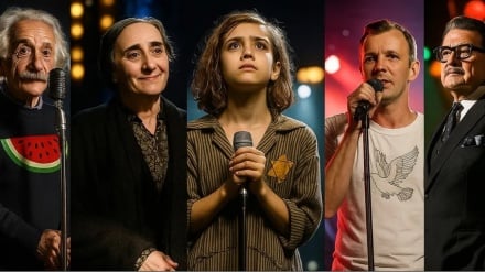 יצירה שרויה בדמעות| בינה מלאכותית מזמינה דמויות היסטוריות לשיר למען פלסטין