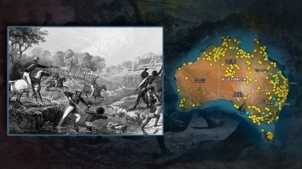 Die Verbrechen des Westens neu gelesen | Massaker am Mitchell River - Symbol für die Tötung australischer Aborigines