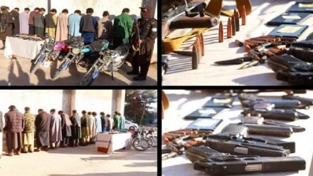 وزارت داخله افغانستان: یک گروه ۱۴ نفری سارقین مسلح در هرات بازداشت شد