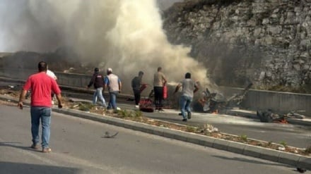 Siyonist Rejimin Güney Lübnan’da Bir Araca Düzenlediği İnsansız Hava Aracı Saldırısında 2 Şehit  