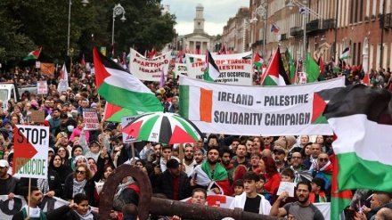 Maelfu ya wafanyakazi waandamana Ireland kulaani jinai za Israel