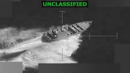 د امریکا پوځ د نشه یي توکو د قاچاق په تور کشتۍ باندې برید کې ۳ تنه وژلي