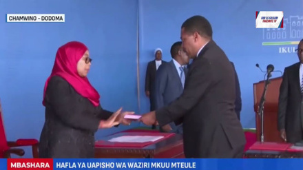 Samia amwapisha Mwigulu Nchemba kuwa Waziri Mkuu mpya wa Tanzania
