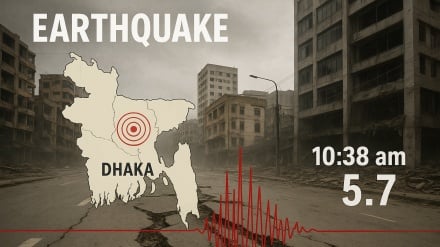 তীব্র ভূমিকম্পে কেঁপে উঠল বাংলাদেশ ও পশ্চিমবঙ্গ, পুরান ঢাকায় নিহত ৩