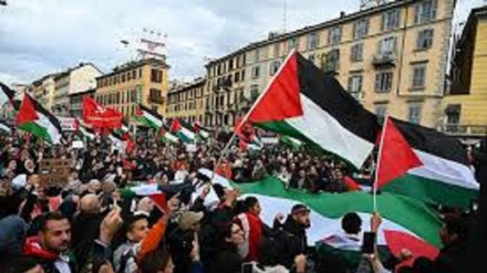 تظاهرات گسترده حامیان فلسطین در آلمان