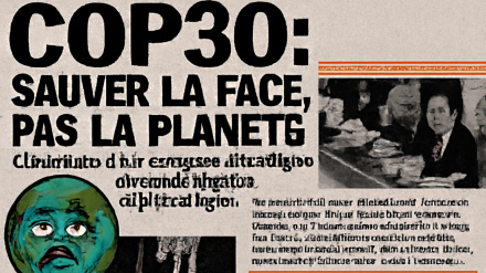 Satire Sombre|Sauver la face, pas la planéte