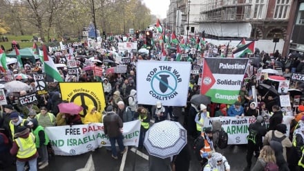 London yenidən İsrail əleyhinə etirazlara səhnə oldu