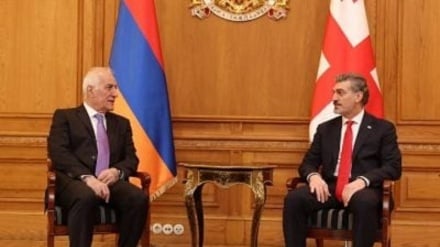 Կավելաշվիլին ընդունեց Խաչատուրյանին. Վրաստանը ողջունում է ՀՀ-ի և Ադրբեջանի միջև խաղաղության համաձայնագրի նախաստորագրումը