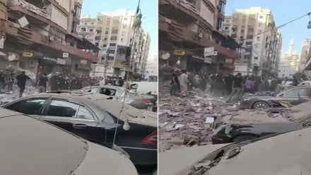 حمله هوایی رژیم صهیونیستی به ضاحیه جنوبی بیروت­