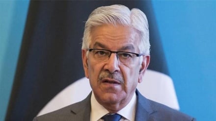 رد هرکونه مذاکره سازش  با رژیم صهیونیستی از طرف وزیر دفاع پاکستان 