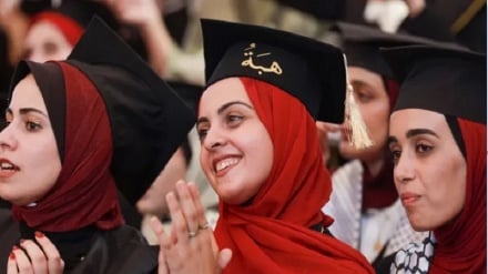 له جګړې وروسته د غزې له الاقصی پوهنتون څخه ۱۵۰ محصلان فارغ شول