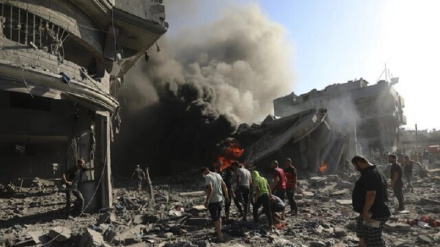 ادامه حملات گسترده رژیم صهیونیستی به شمال و جنوب باریکه غزه