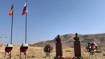 2020-ին Երասխի մոտակայքում զոհված ռուս օդաչուների հիշատակին հարգանքի տուրք է մատուցվել