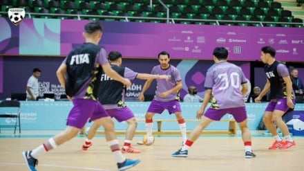 مسابقات فوتسال همبستگی کشورهای اسلامی؛ افغانستان تاجیکستان را برد