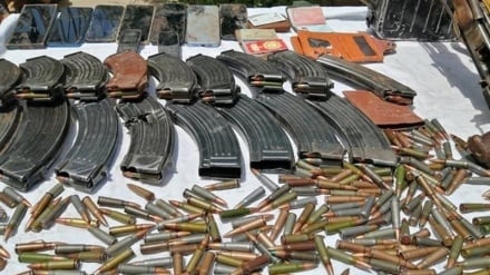 נשק ותחמושת שהתגלו בהרי כורדיסטן