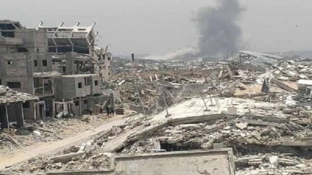 د غزې په تړانګې د صهیونیسټانو هوايي، ځمکني او سمندري بریدونه دوام لري