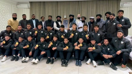 قدردانی سراج الدین حقانی از تیم ملی فوتسال نوجوانان افغانستان