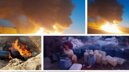 وزارت داخله افغانستان: ۲ کارگاه مواد مخدر در نزدیکی مرز ایران کشف و نابود شد