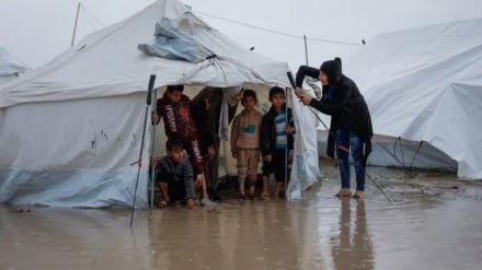 Deliberate flooding in Gaza: Refugee tents submerged
