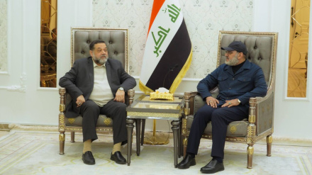 رایزنی رهبران حماس با دبیرکل گردان های سید الشهدا عراق