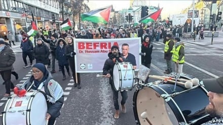 গাজায় যুদ্ধবিরতি লঙ্ঘনের প্রতিবাদে স্টকহোমে বিশাল বিক্ষোভ