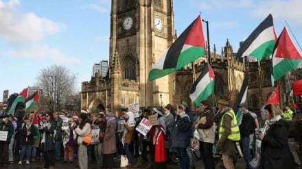 英で親パレスチナ派の抗議活動が続く、治安当局の圧力に反対