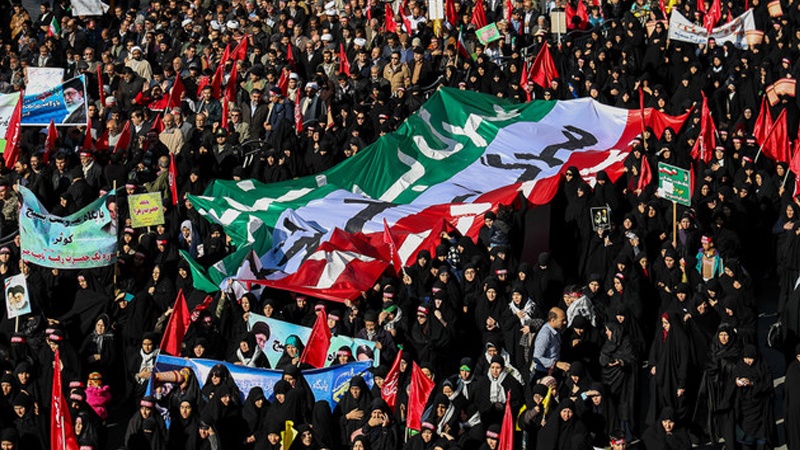 9-njy Deý; Eýranyň daşary ýurtly senariýalara garşy milli jebisliginiň görkezilişi