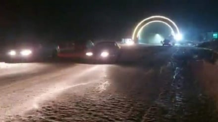شاهراه سالنگ‌ها به دلیل طوفان شدید و ریزش برف سنگین مسدود شد